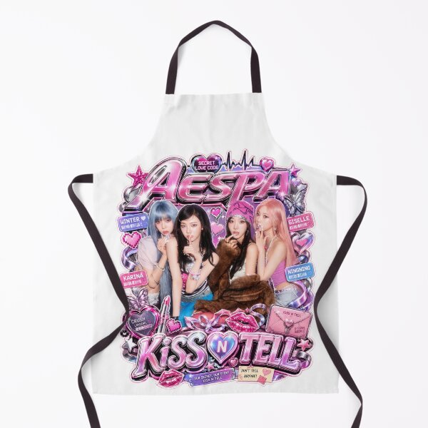 Item preview, aespa Kiss n Tell Minimalist Cyber Horizon Art | Merch Collection designed and sold by Valereekmerch.