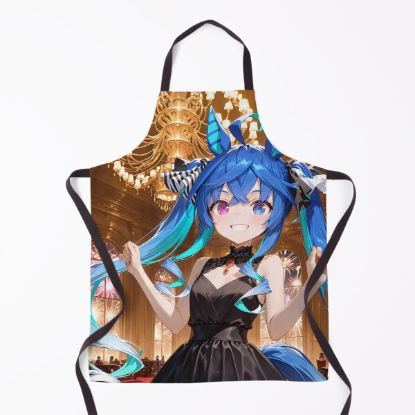 Item preview, Twin Turbo Uma Musume Black Dress Fireworks Ballroom Glamour designed and sold by riadjamai.
