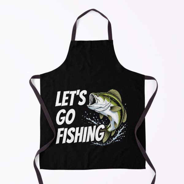 Item preview, Let's Go Fishing Bass Angler Outdoor Adventure Graphic Design designed and sold by msaloyach.
