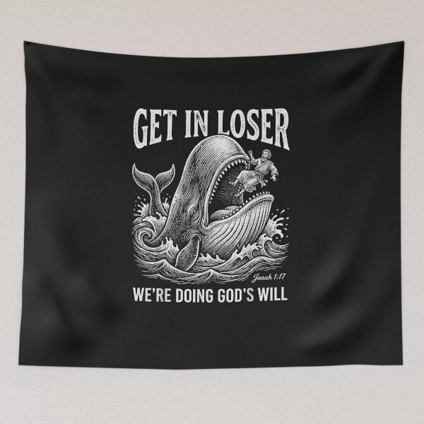 Item preview, Get in Loser We're Doing God's Will Funny Christian Bible_4 designed and sold by FrankIsabel.