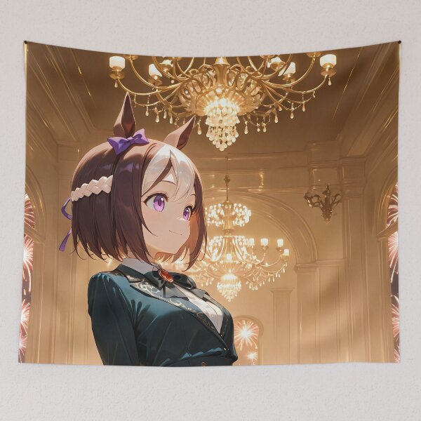 Item preview, Special Week Uma Musume Pretty Derby Formal Hall Fireworks Night designed and sold by riadjamai.