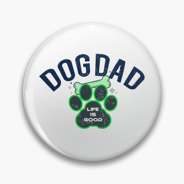 Item preview, Dog Dad Life Is Good Paw Print designed and sold by GiaoCalonas.
