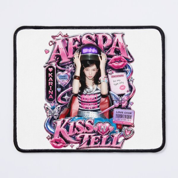 Item preview, Karina aespa Kiss n Tell  Visual Fan Art | Merch Collection designed and sold by Valereekmerch.