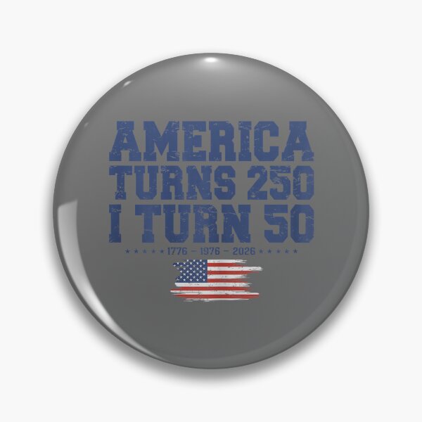 Item preview, Funny America Turns 250 I Turn 50 1976 50th Birthday designed and sold by KristineLi.