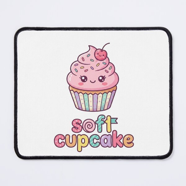 Item preview, Kawaii Soft Cupcake Clipart PNG | Cute Pink Frosting Dessert Illustration | Pastel Digital designed and sold by morning sun.