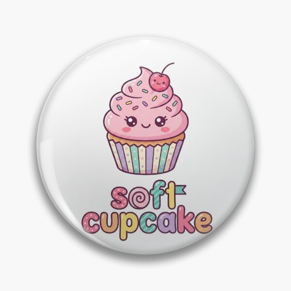 Item preview, Kawaii Soft Cupcake Clipart PNG | Cute Pink Frosting Dessert Illustration | Pastel Digital designed and sold by morning sun.