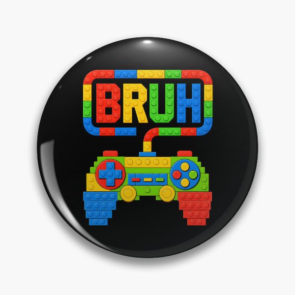 Item preview, Building Blocks Bruh Boys Kids Brick Builder Gamer designed and sold by KarimSoCute.