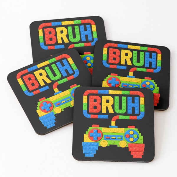 Item preview, Building Blocks Bruh Boys Kids Brick Builder Gamer designed and sold by KarimSoCute.