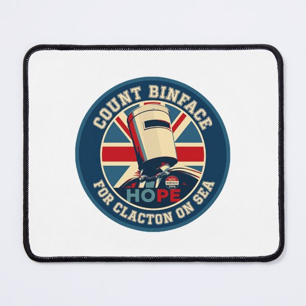 Item preview, Count Binface, Vote Binface, Count Binface for Clacton on Sea, UK British Funny Political designed and sold by PatrickRobbin.