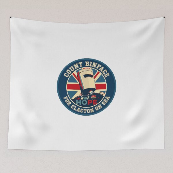 Item preview, Count Binface,  Vote Binface, Count Binface for Clacton on Sea, UK British Funny Political designed and sold by PatrickRobbin.