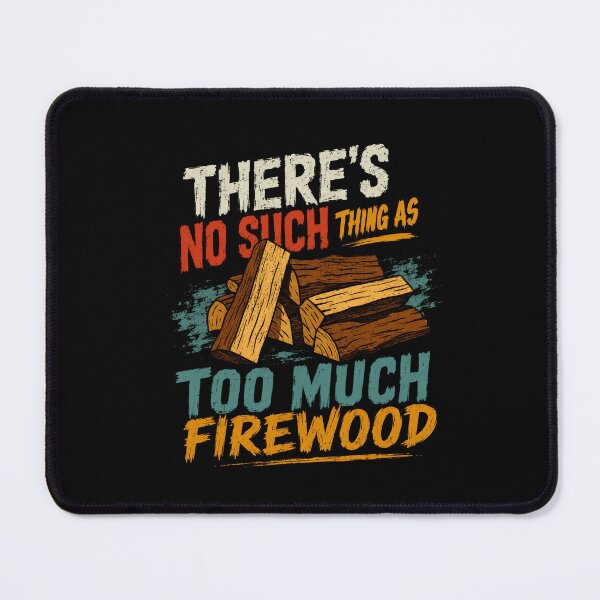 Item preview, There's No Such Thing As Too Much Firewood Woodcutter Bonfire Camping designed and sold by HumansStuck12.
