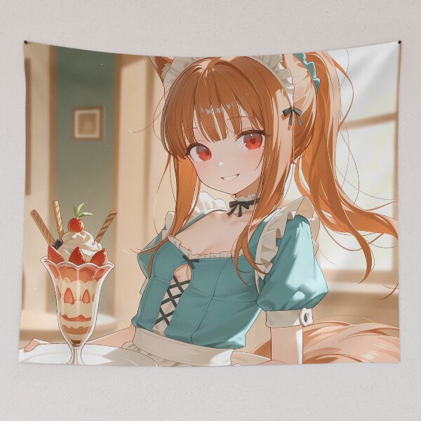 Item preview, Holo spice and wolf Cafe Parfait Cozy Vibes designed and sold by riadjamai.