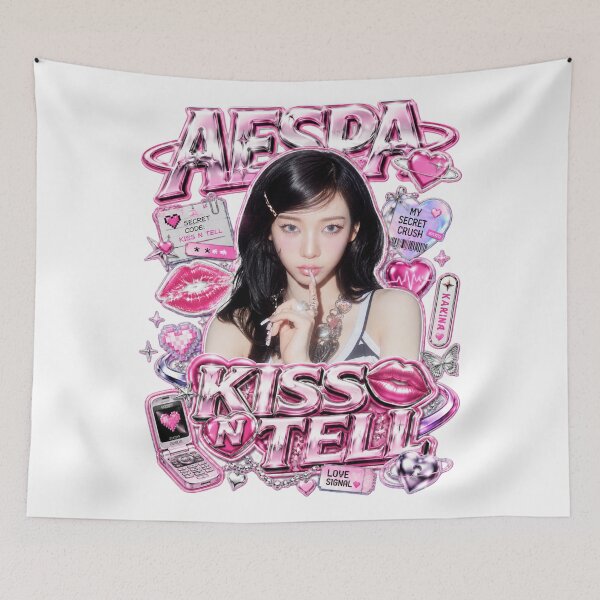 Item preview, Karina aespa Kiss n Tell Graphic | Merch Collection designed and sold by Valereekmerch.