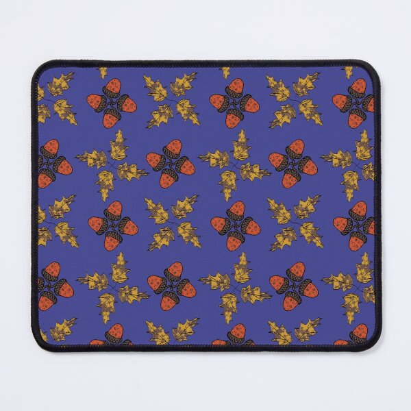 Item preview, Oak Leaves and Acorns Radials on Blue designed and sold by Digitalmyth's Designs.
