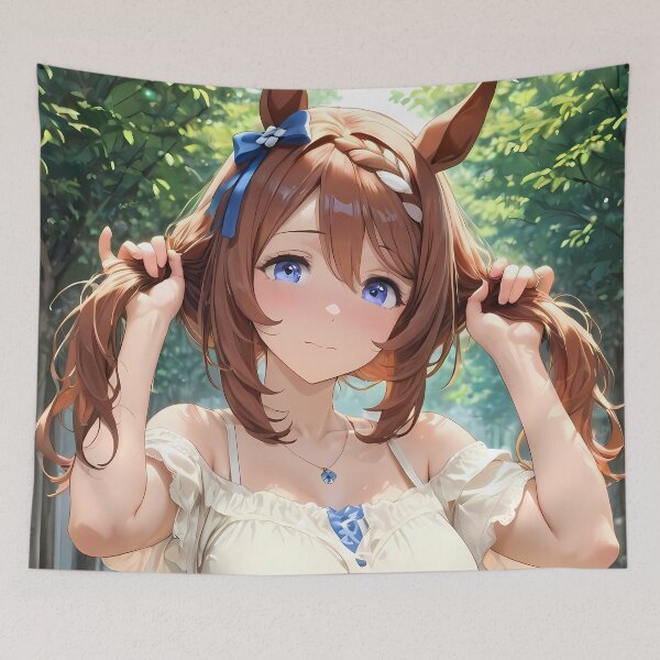 Item preview, Super Creek Uma Musume Forest Path Soft Dress Shy Look designed and sold by riadjamai.