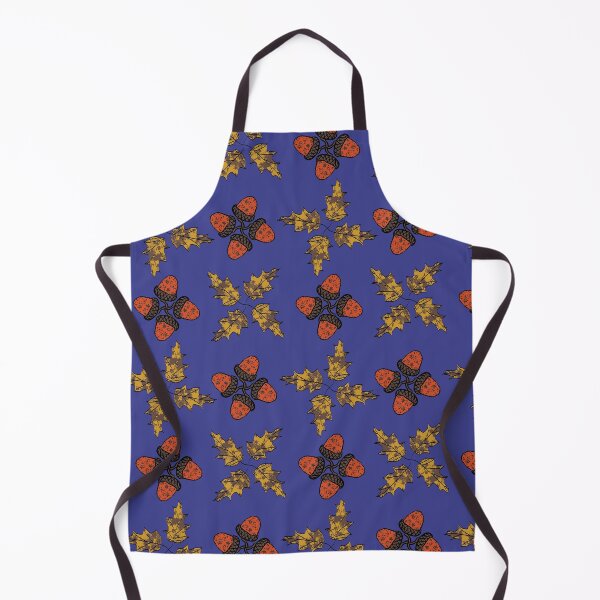 Item preview, Oak Leaves and Acorns Radials on Blue designed and sold by Digitalmyth's Designs.