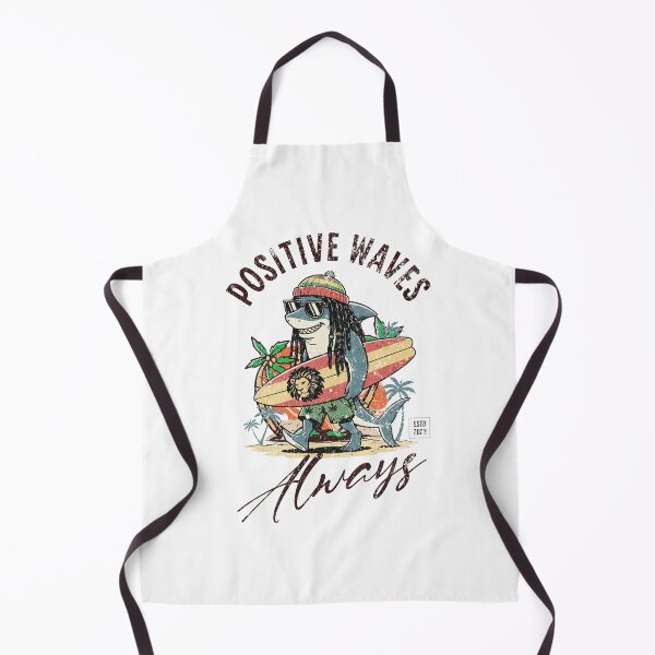 Item preview, Surfing Rasta Shark Vintage Cartoon designed and sold by Nacho Average Designs.