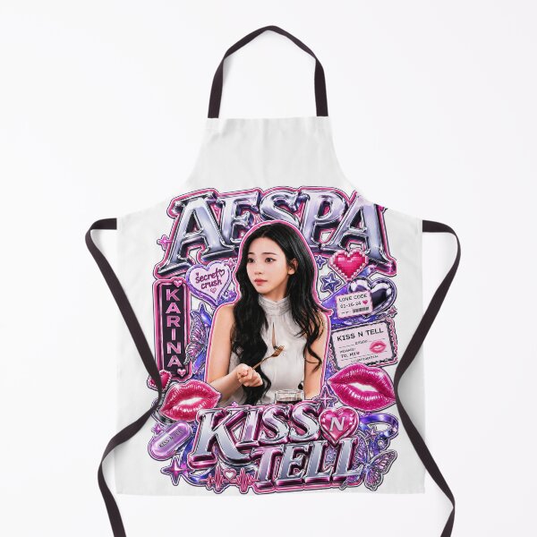 Item preview, Karina aespa Kiss n Tell Neo Gothic Synthwave Fanmade Art | Merch Collection designed and sold by Valereekmerch.