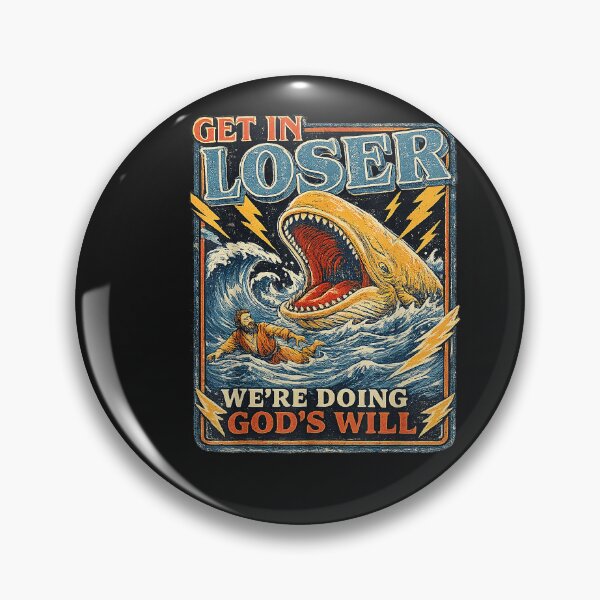 Item preview, Get in Loser We're Doing God's Will Funny Jonah Whale Humor designed and sold by FrankIsabel.