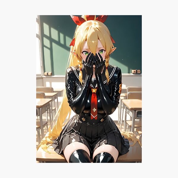 Item preview, Leafa Sword Art Online Classroom Black Ribbon Style designed and sold by riadjamai.