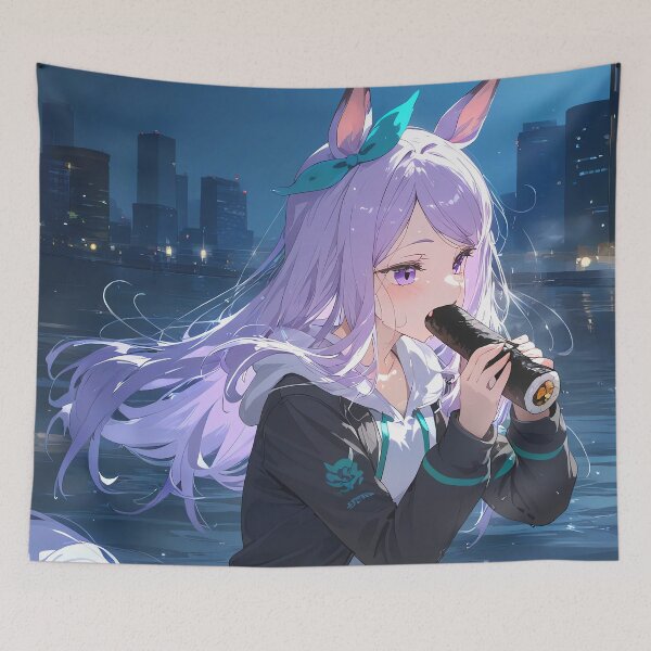 Item preview, Mejiro McQueen Uma Musume Night Waterfront Snack designed and sold by riadjamai.
