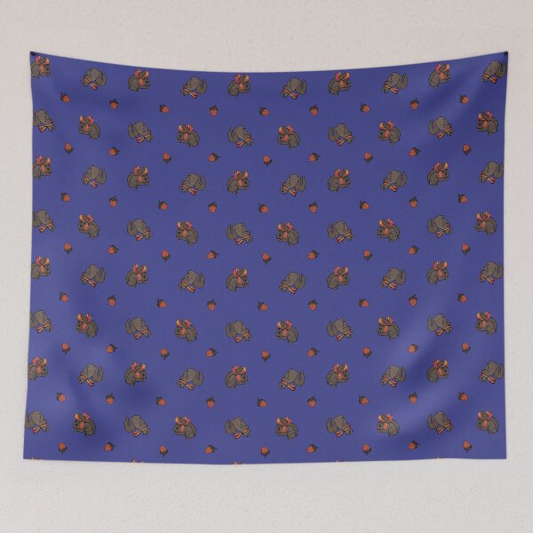 Item preview, Squirrels and Acorns on Blue designed and sold by Digitalmyth's Designs.