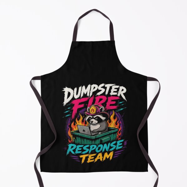 Item preview, Dumpster Fire Response Team Funny Chaos Management Worker designed and sold by HumansStuck12.