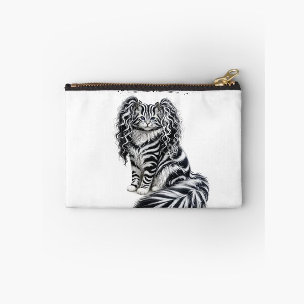 Item preview, Black and White Striped Cat designed and sold by Saeed  Ahmad.