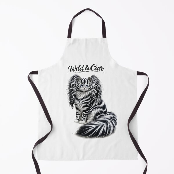 Item preview, Black and White Striped Cat designed and sold by Saeed  Ahmad.