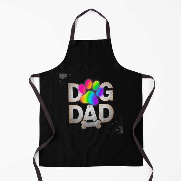 Item preview, Rainbow Paw Print Dog Dad Distressed Design designed and sold by GiaoCalonas.
