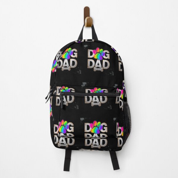 Item preview, Rainbow Paw Print Dog Dad Distressed Design designed and sold by GiaoCalonas.