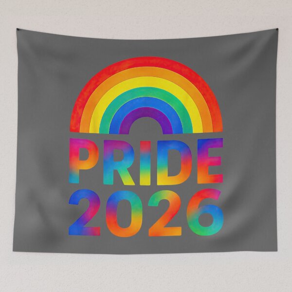 Item preview, Gay LGBTQ Rainbow Flag Pride Month 2026 designed and sold by KristineLi.