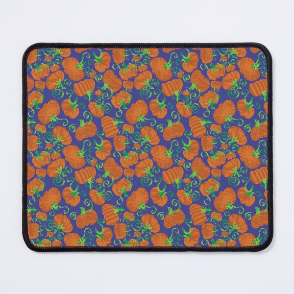 Item preview, Pumpkins Scatter on Blue designed and sold by Digitalmyth's Designs.