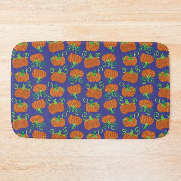 Item preview, Pumpkin Columns on Blue designed and sold by Digitalmyth's Designs.