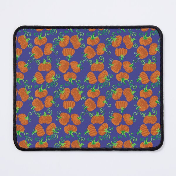 Item preview, Pumpkin Trios on Blue designed and sold by Digitalmyth's Designs.