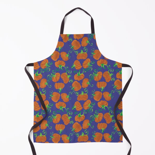 Item preview, Pumpkin Trios on Blue designed and sold by Digitalmyth's Designs.