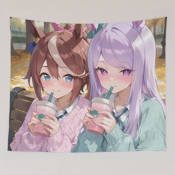Item preview, Tokai Teio Uma Musume Autumn Cafe Date Duo designed and sold by riadjamai.