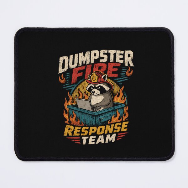 Item preview, Dumpster Fire Response Team Workplace Humor IT Professional Problem Solver designed and sold by HumansStuck12.