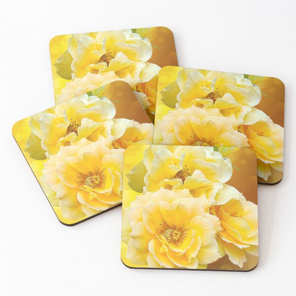 Item preview, Spring Flowers - Yellow Roses designed and sold by ABG Inspirational Art.