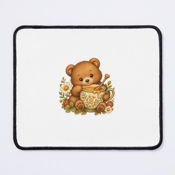 Item preview, Tiny Bear With Honey Teacup designed and sold by The-Art-of-D.