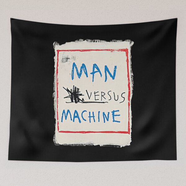 Item preview, Man Versus Machine- Neo- Expressionism designed and sold by The Art by Rossouw.
