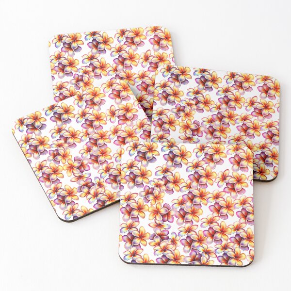 Item preview, Painted Frangipanis Vintage designed and sold by ppddesigns.