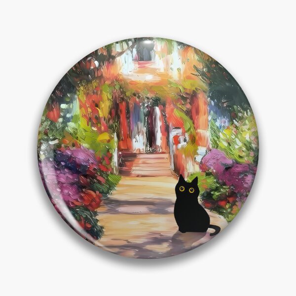 Item preview,  Monet Flowers Garden Cat designed and sold by PurrfectHome.
