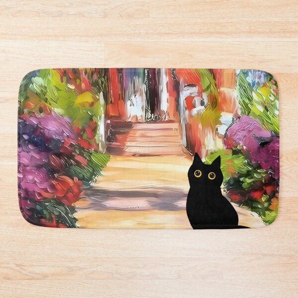 Item preview,  Monet Flowers Garden Cat designed and sold by PurrfectHome.