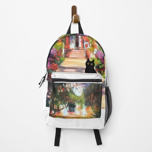 Item preview, Monet Flowers Garden Cat designed and sold by PurrfectHome.