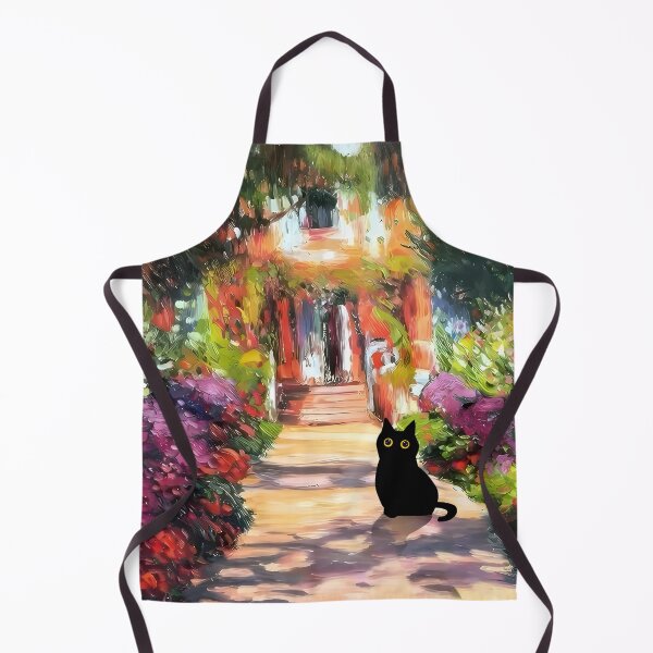 Item preview, Monet Flowers Garden Cat designed and sold by PurrfectHome.