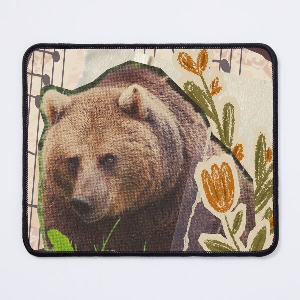 Item preview, Bear: Collage Zoo Animals designed and sold by elitaseasel.