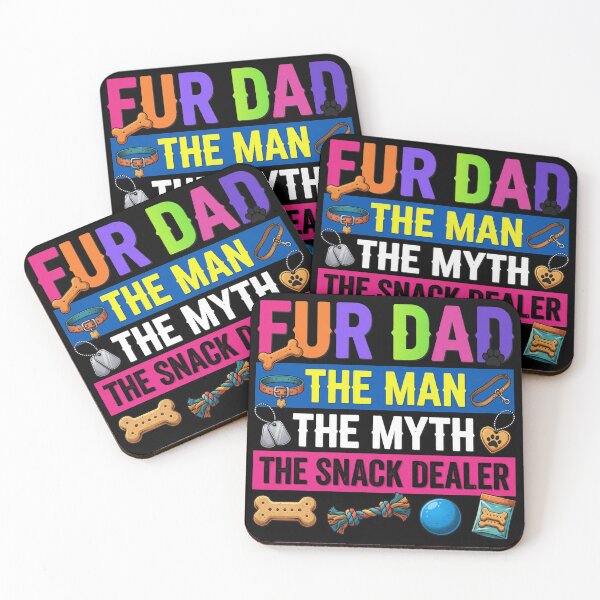 Item preview, Fur Dad The Man The Myth The Snack Dealer designed and sold by GiaoCalonas.