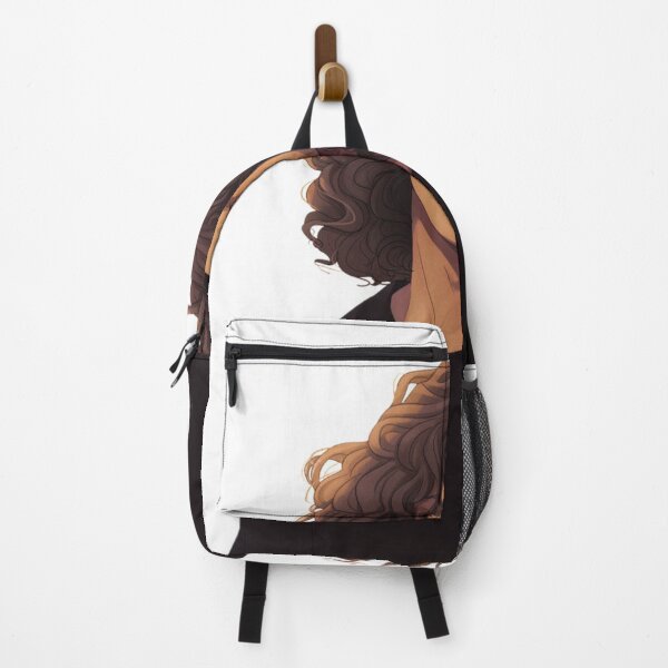 Item preview, Thoughtful curly-haired portrait with calm expression and warm lighting. designed and sold by CocoLama.