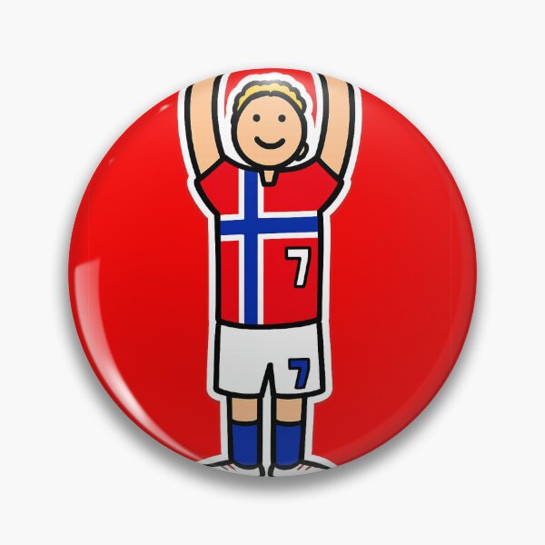 Item preview, Norway World Cup 2026 Haaland Character Man Classic FIFA Soccer designed and sold by Luke Foran Sports Art.